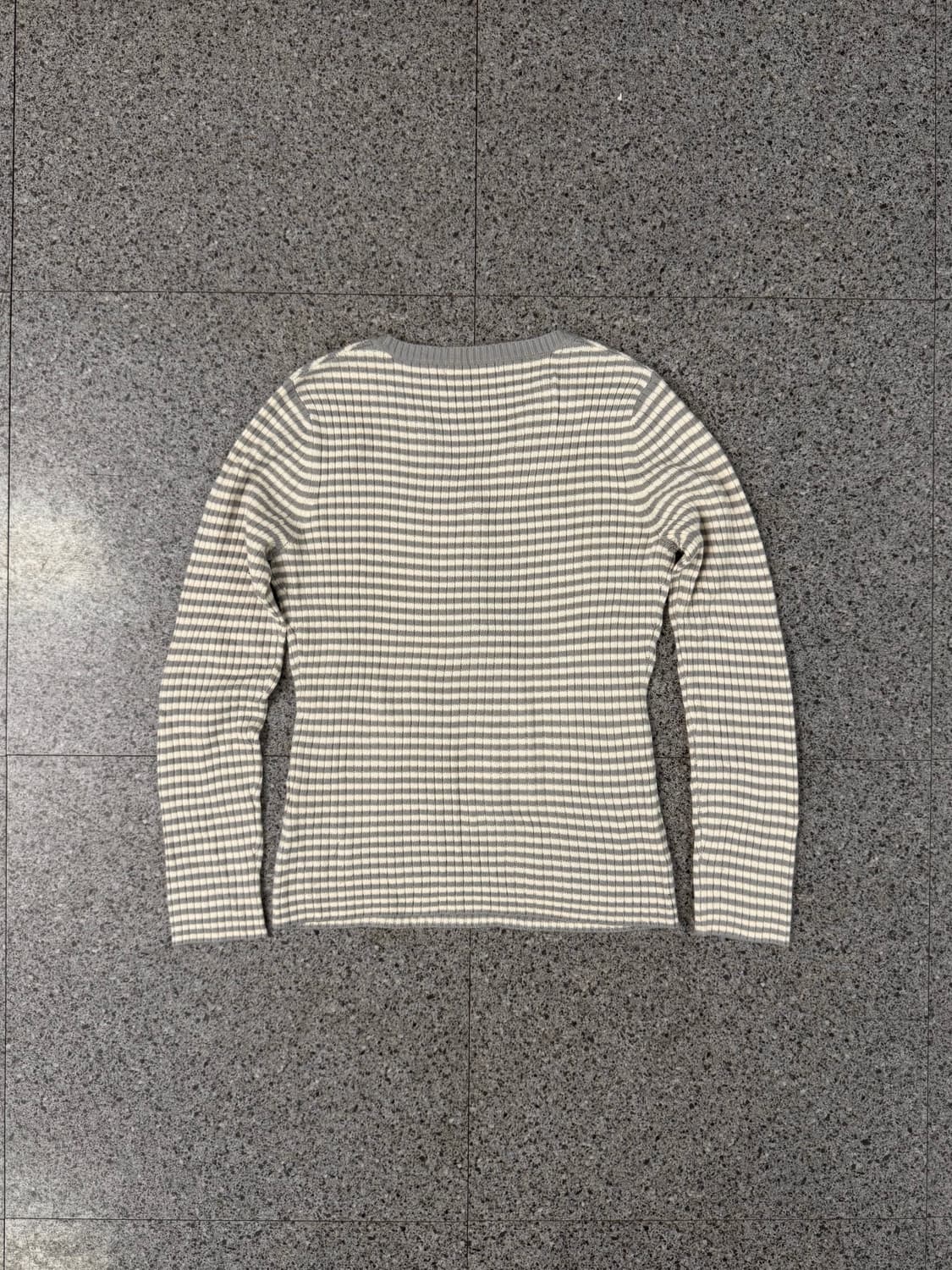 vintage ribbed henley knit 상품이미지3