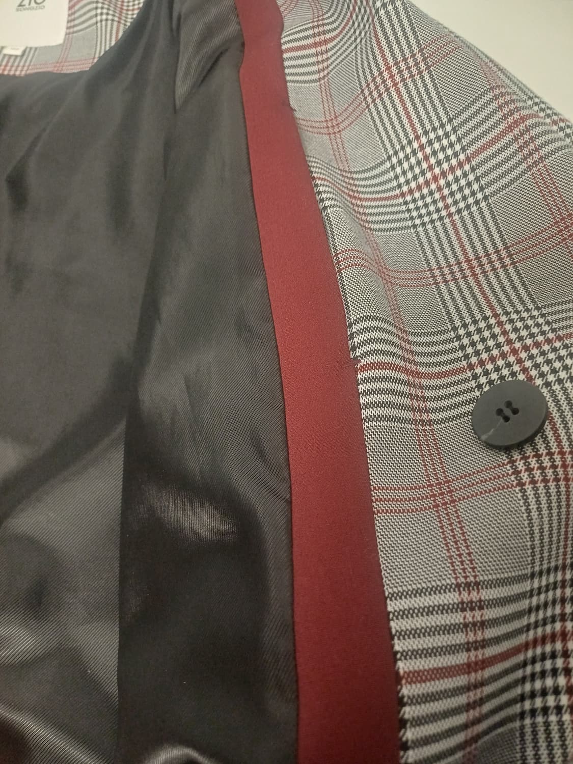 [100] 지오송지오 시그니처 글렌체크 세미오버 롱코트(ZTS20209) 상품이미지7