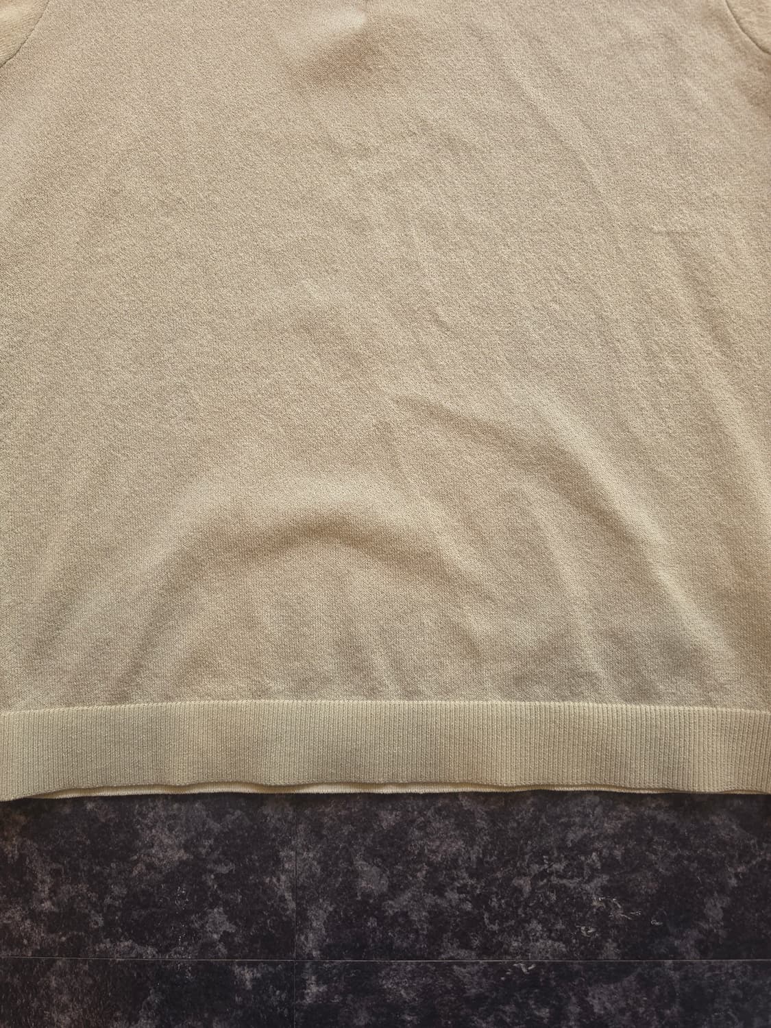 헨리코튼 솔리드 카라 니트(반팔) - 100  상품이미지4