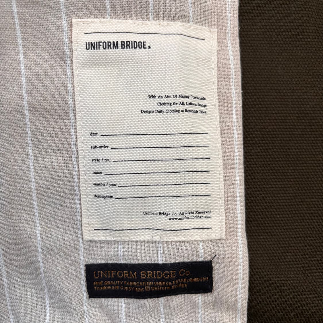 유니폼브릿지 M 95 베스트 조끼 아메카지 터프 워크웨어 상품이미지5