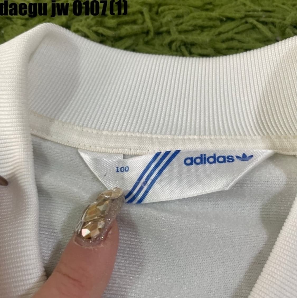 아디다스 파이어버드 져지집업 화이트 상품이미지3