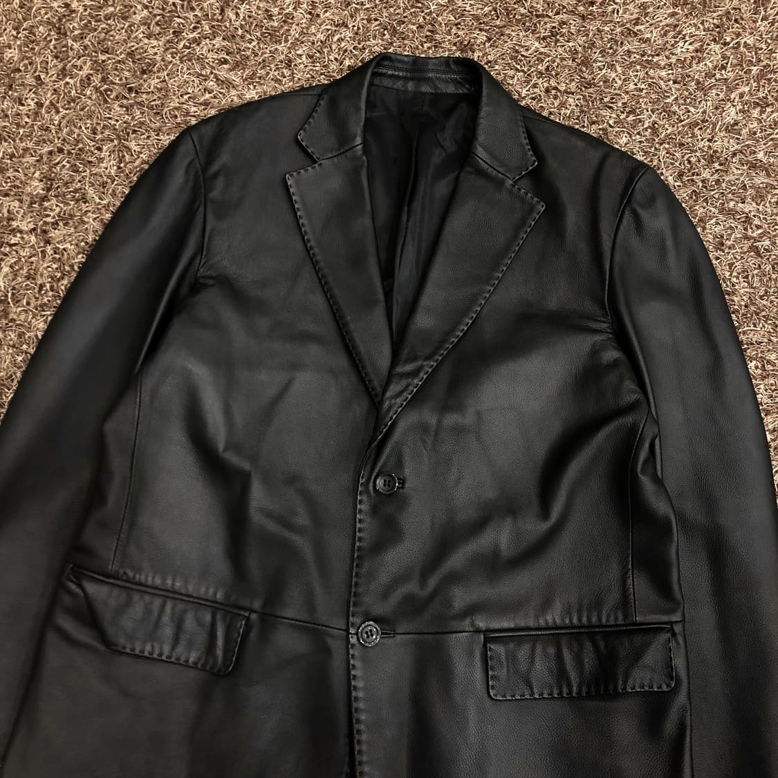 니나리치 양가죽 레더 블레이저 가죽 자켓 상품이미지2