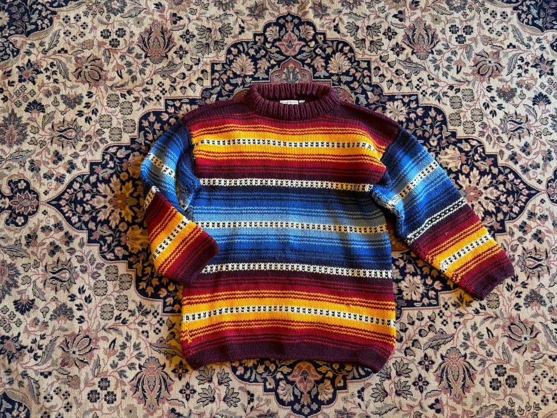 에콰도르 핸드메이드 니트 66~77 상품이미지7