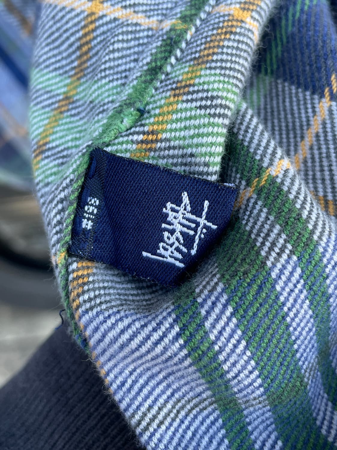 90-00s Stussy Flannel Faded Check Shirt 상품이미지7