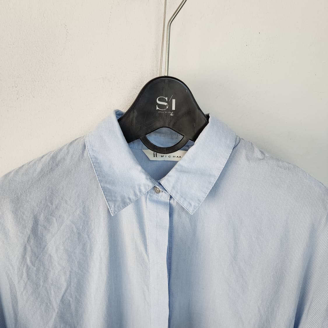 잇미샤 하늘색 반팔 셔츠 상품이미지2