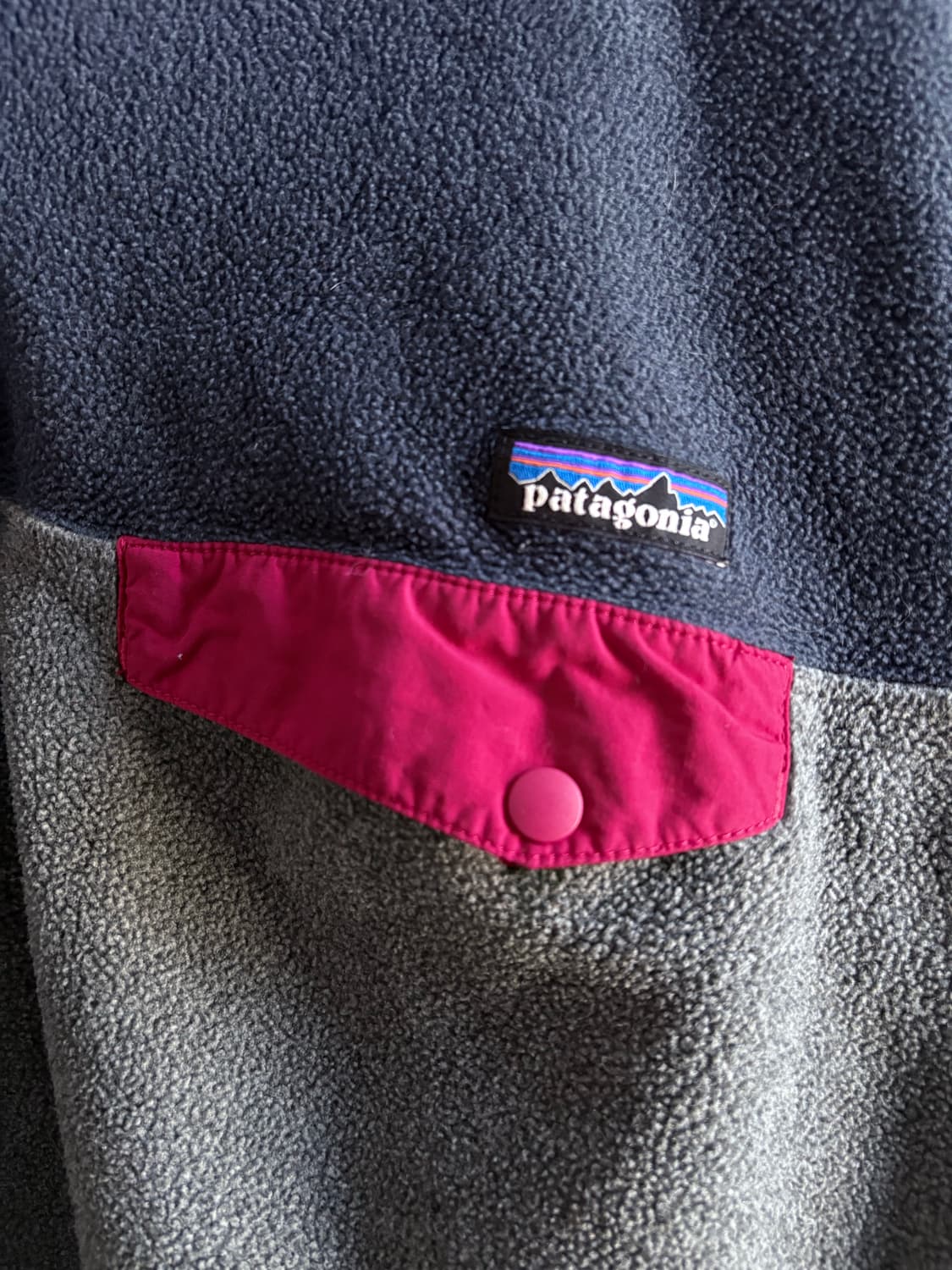 (L) 파타고니아 신칠라 네이비 그레이 투톤 상품이미지4