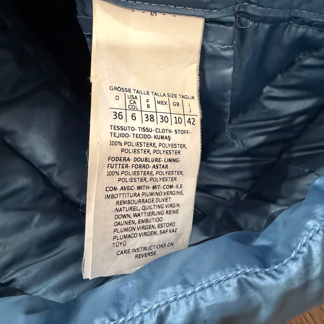 I BLUES (W) 버진 다운 경량 후드 패딩  상품이미지5