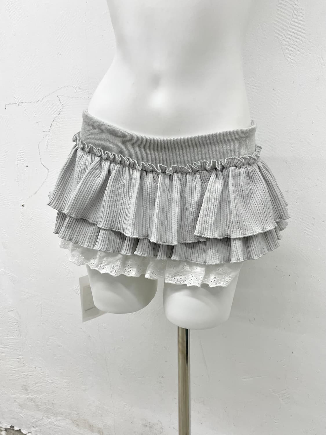 발레코어 프릴 레이스 스커트 상품이미지4