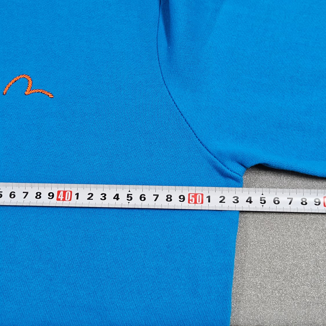 M) 새상품 EVISU 에비수 블루 맨투맨 상품이미지6