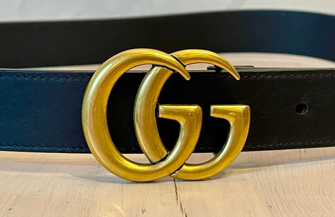 구찌 (Gucci)GG 마몬트 남성 벨트 블랙 /90사이즈 상품이미지3