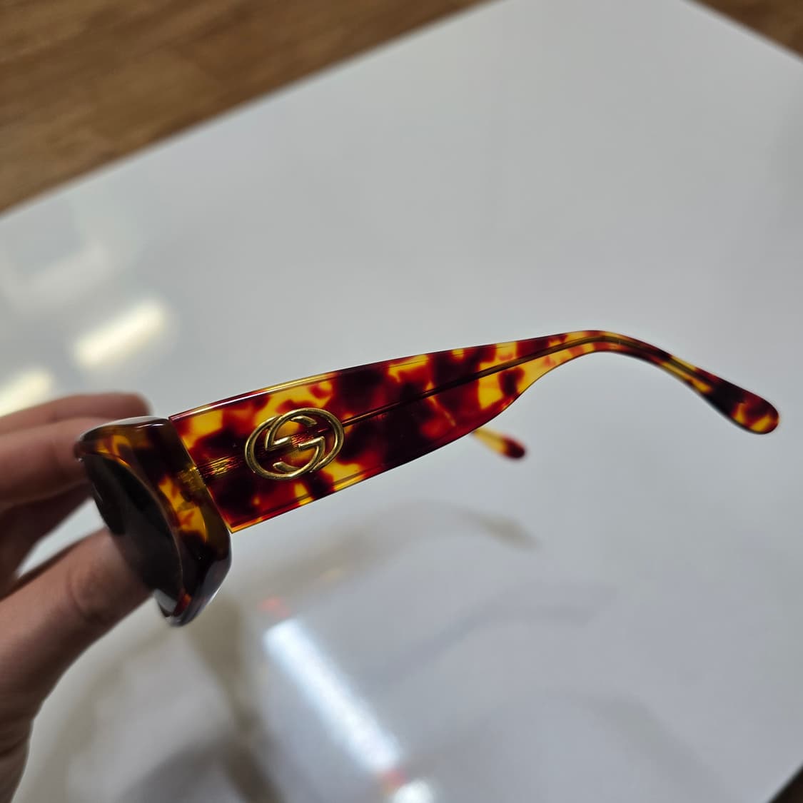 구찌 선글라스 빈티지 레오파드 상품이미지5