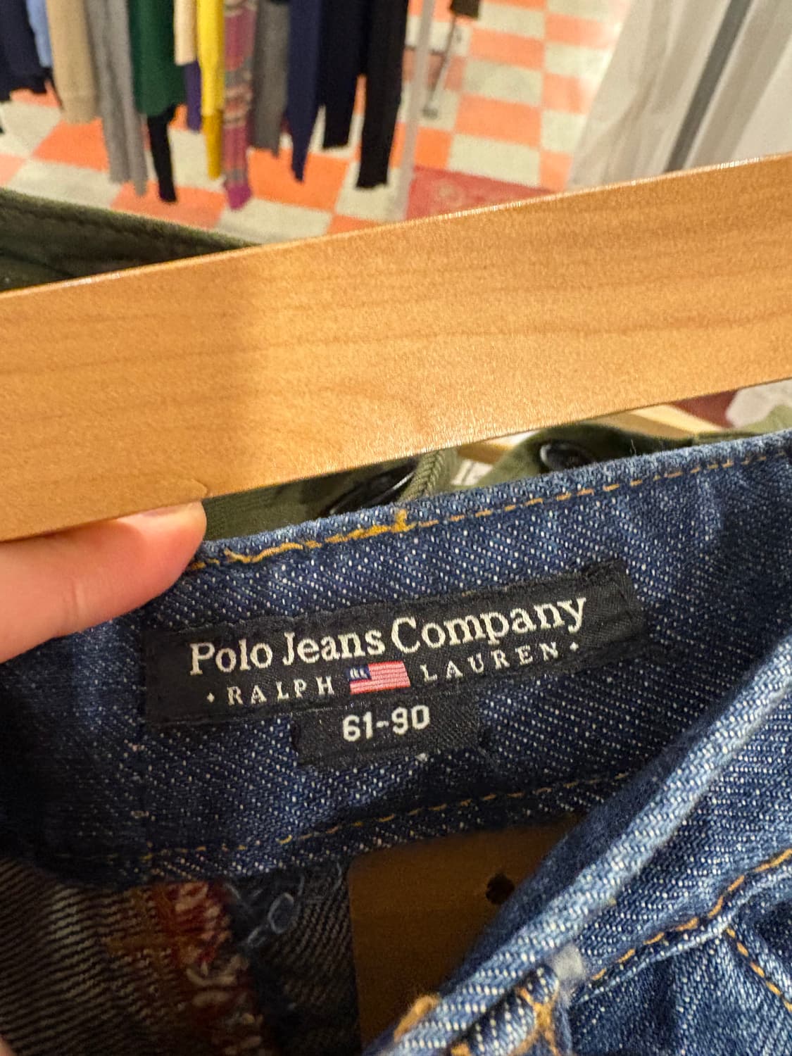 폴로 데님치마 상품이미지6