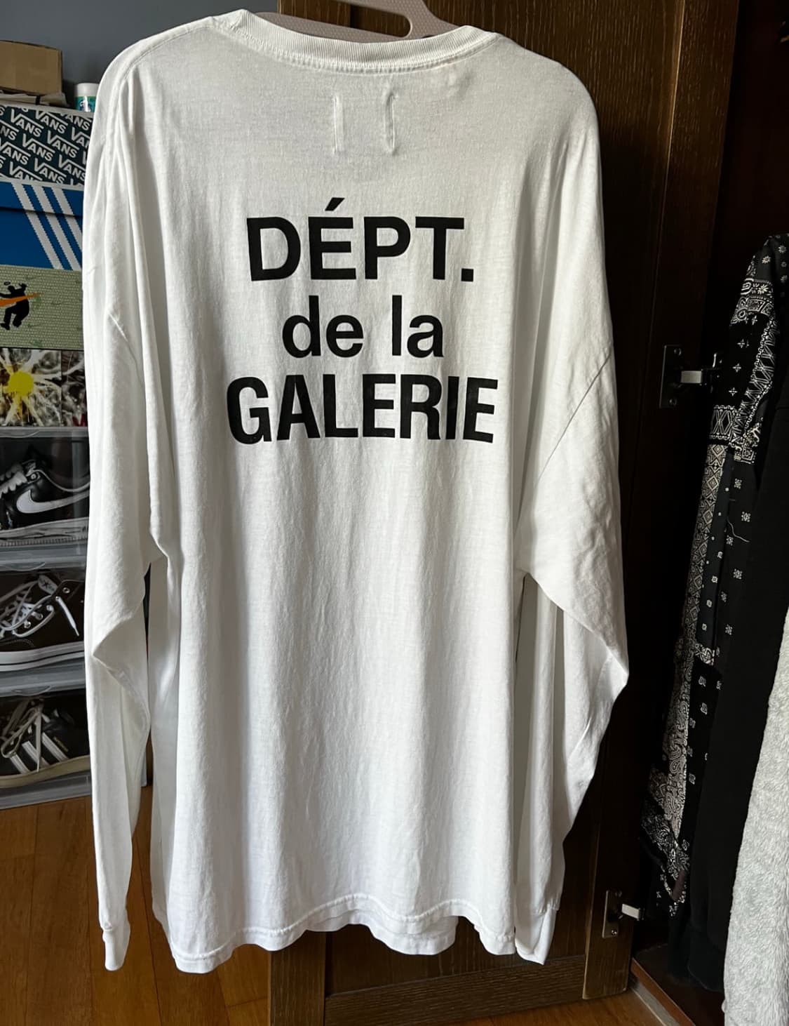 갤러리디파트먼트 프렌치로고 롱슬리브 화이트 xl 상품이미지1