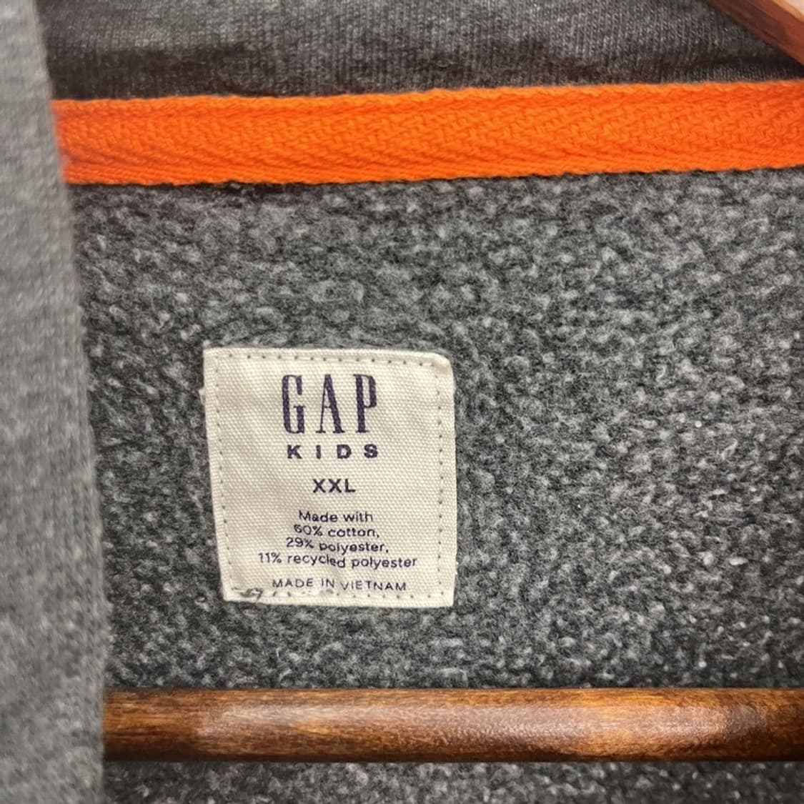 갭 GAP 캐주얼 빅로고 약기모 후드티 95 C05500 상품이미지3