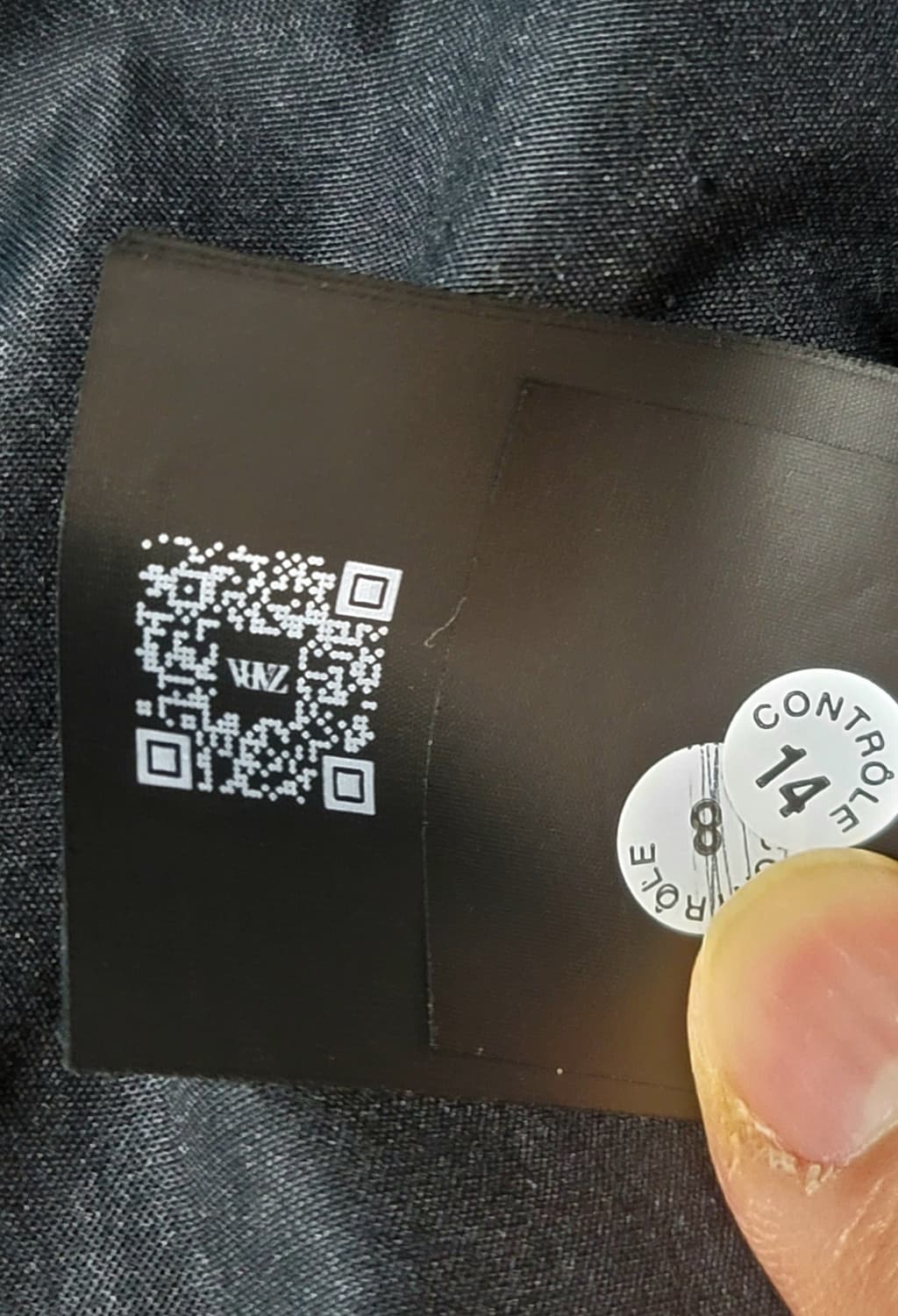 자라 코듀로이 자켓 인디고  XL 상품이미지8