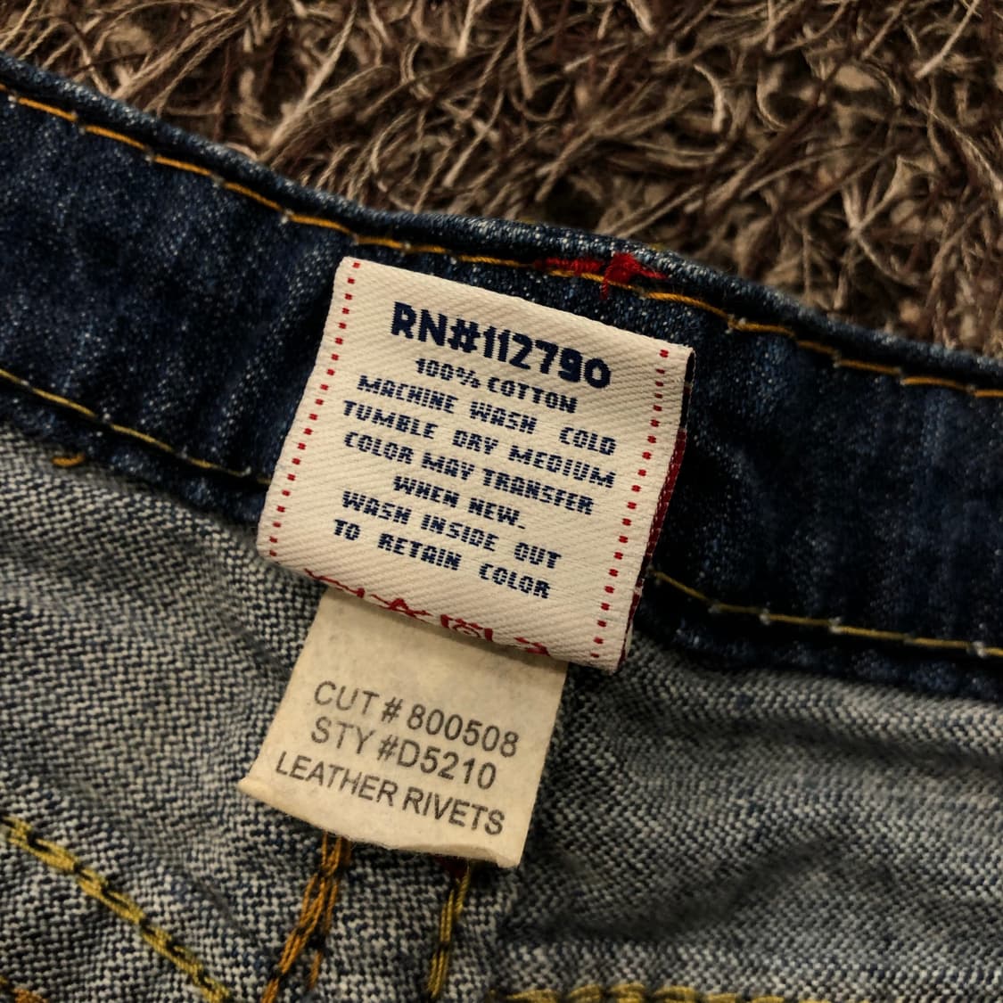 28 트루릴리전 조이 워싱 데님 팬츠 상품이미지6