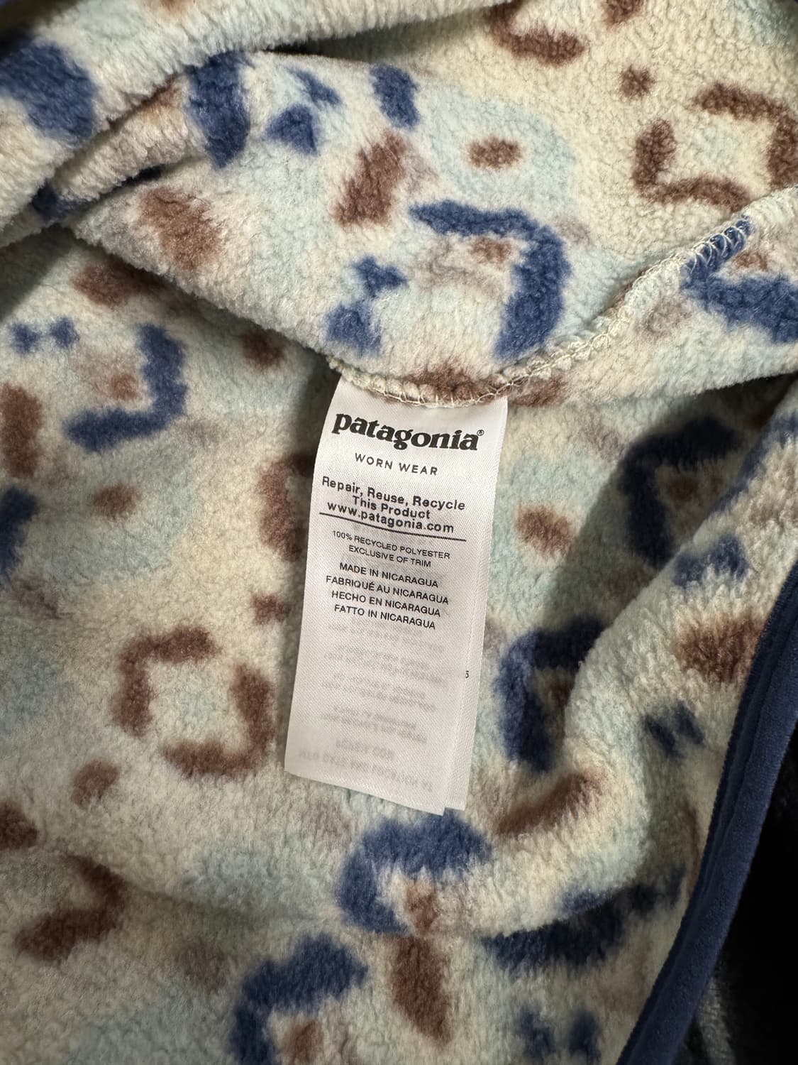 파타고니아 신칠라 스냅 티 풀 오버 툰드라 클루스터 빅 스카이 블루 상품이미지6