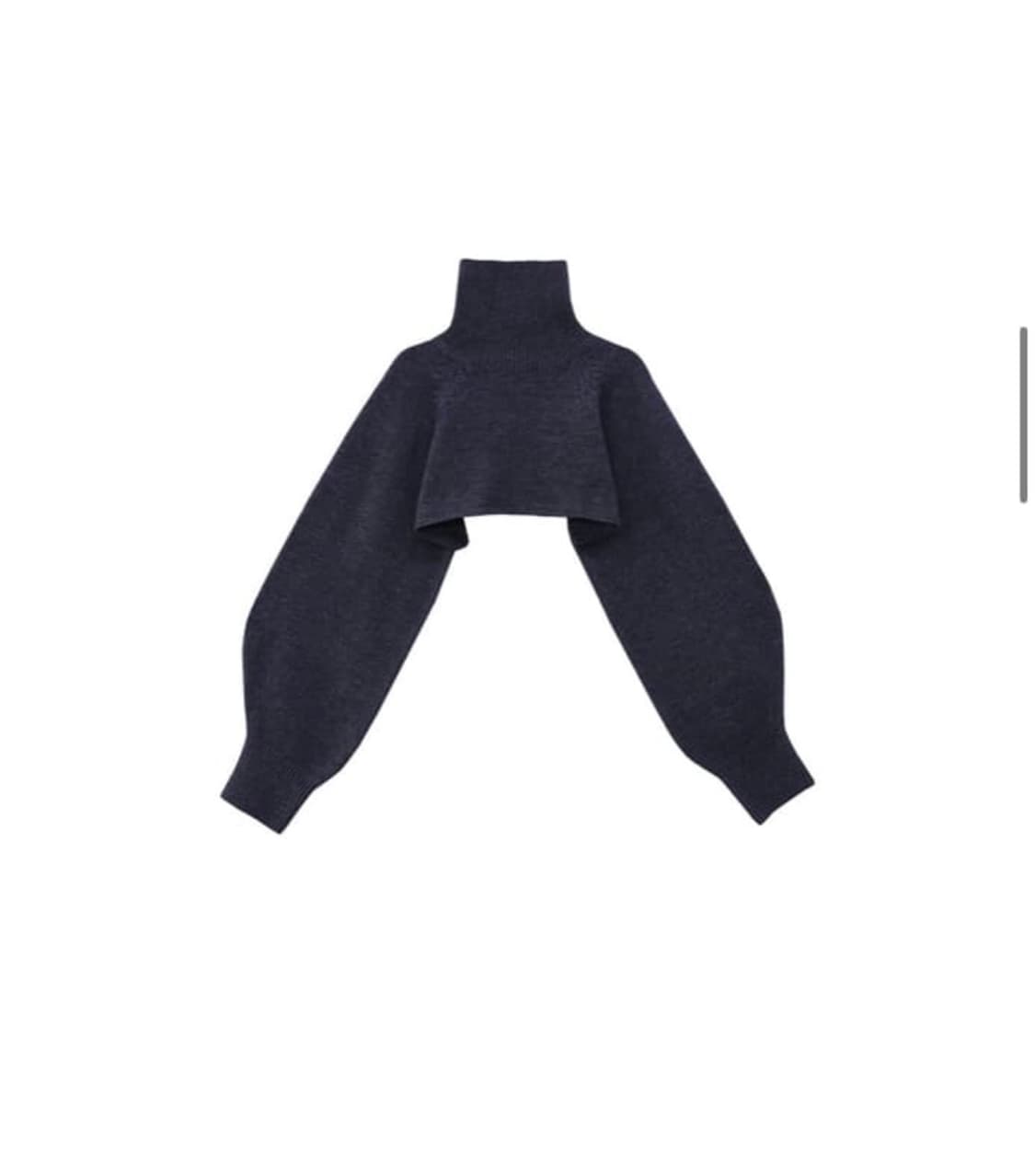 트리밍버드 레이어드 폴라니트 블루그레이 상품이미지4