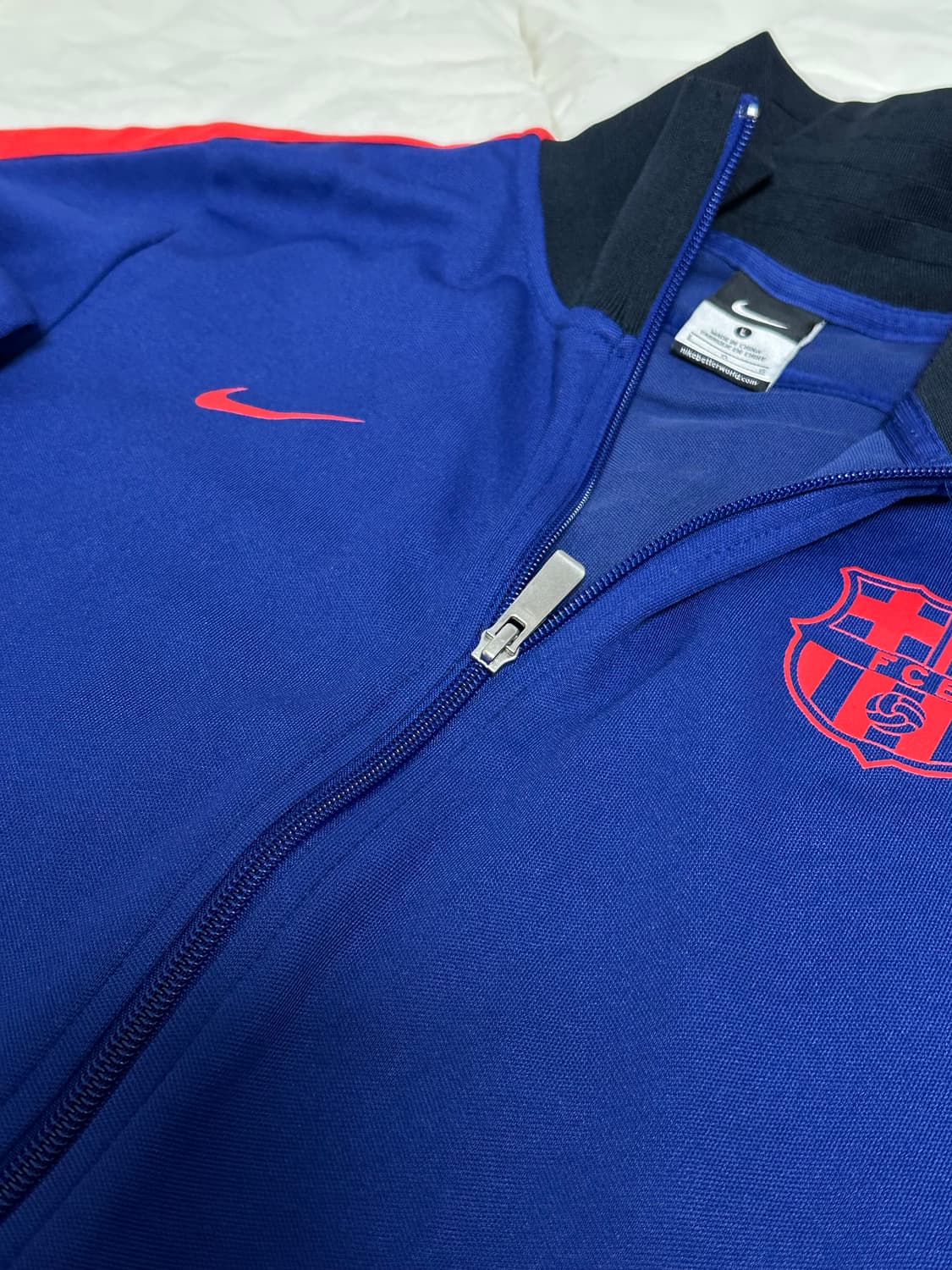 나이키 바르샤 져지 트랙탑 유산소 축구 라지 상품이미지6