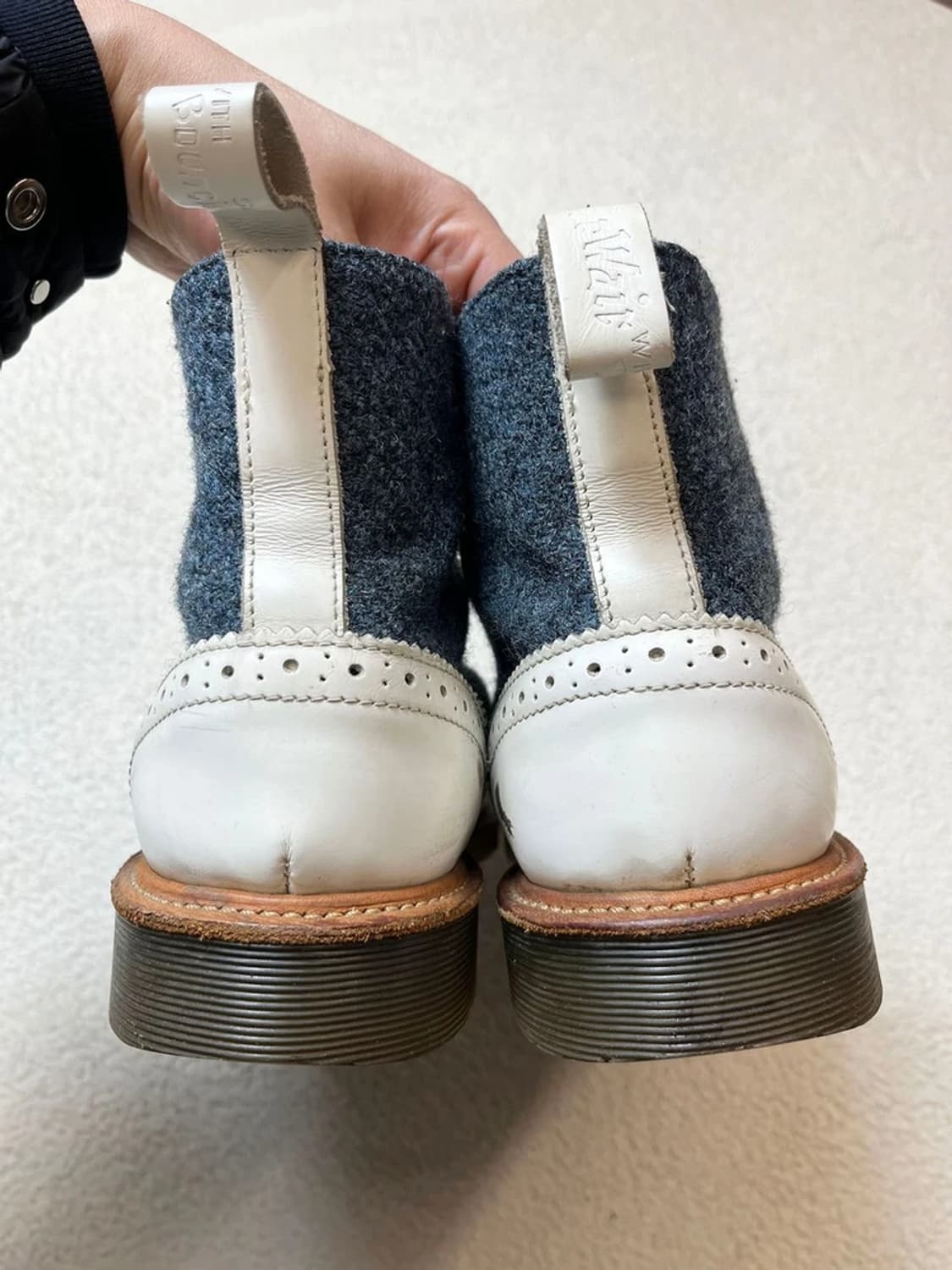 닥터마틴 1460 잉글랜드 해리스 트위드 가죽 부츠 A1721 상품이미지5