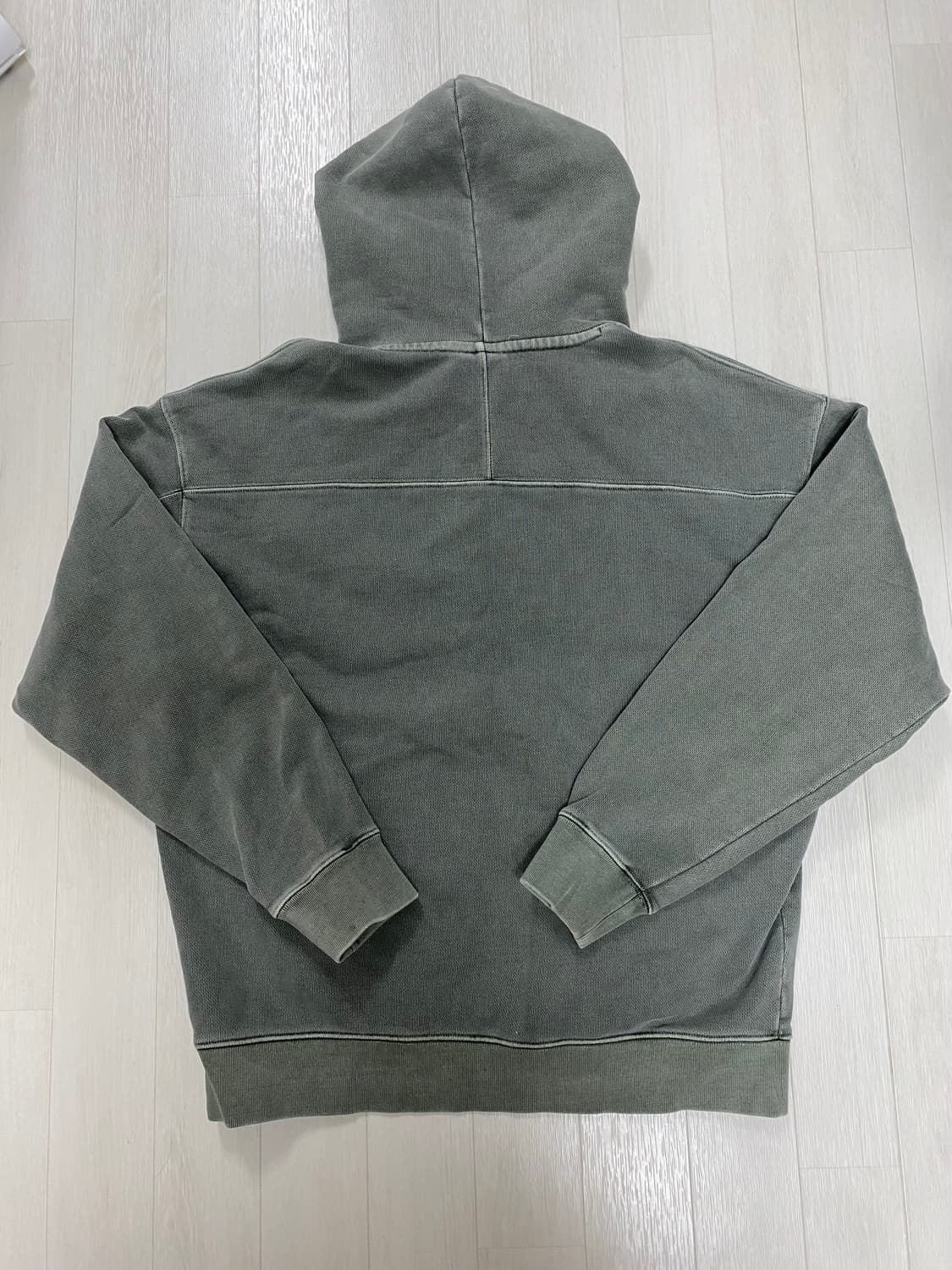 soverment 소버먼트 피그먼트 후드 카키(size L) 상품이미지2