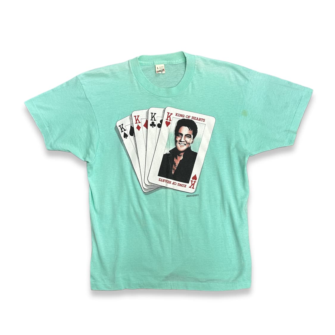 late 80s Elvis Presley 티셔츠 L 상품이미지1