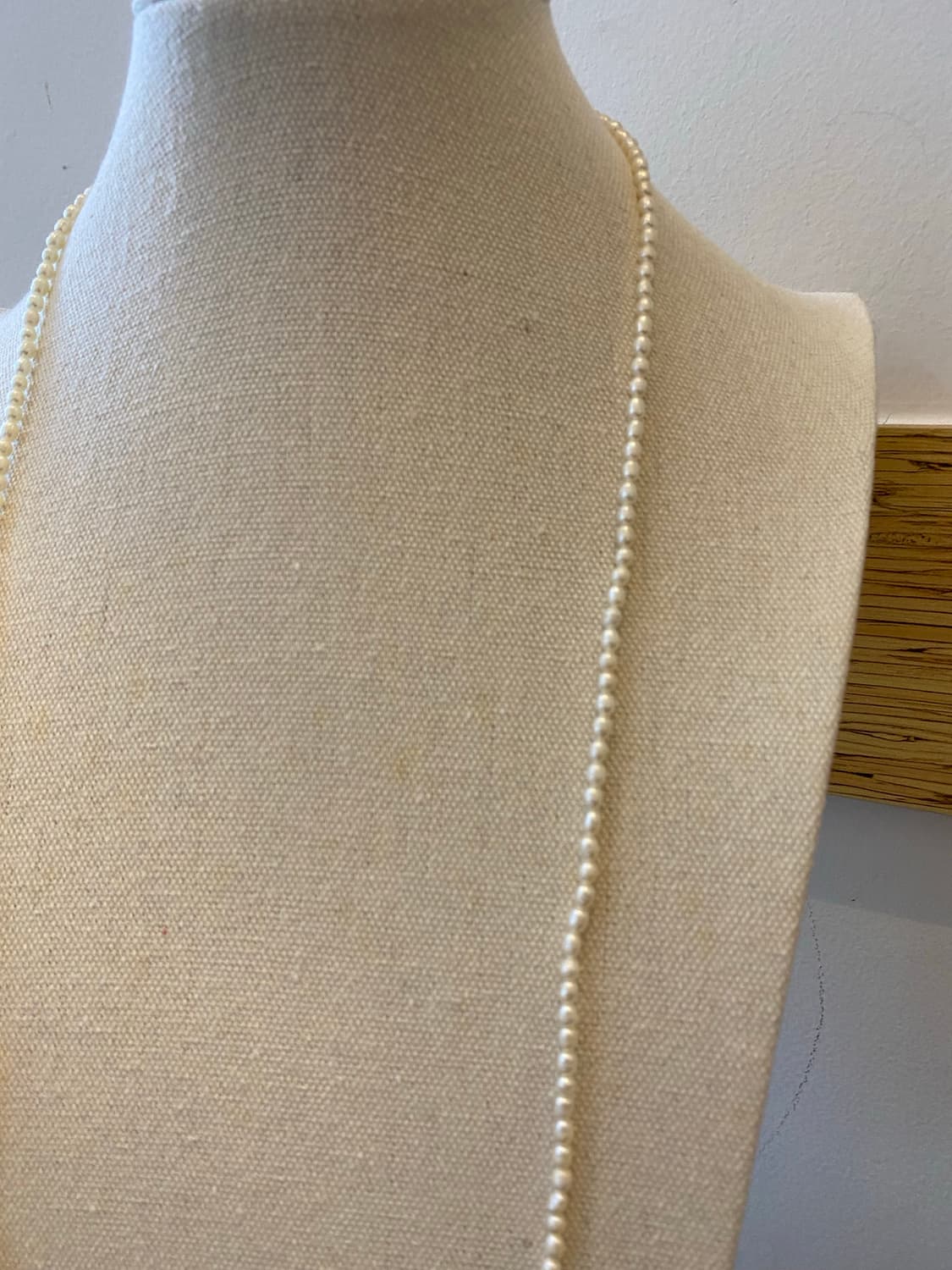 빈티지 담수진주 롱 목걸이 상품이미지3