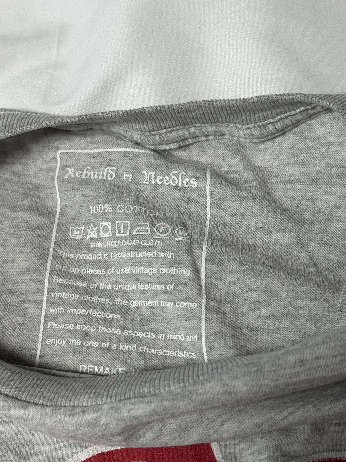 리빌드 바이 니들스 리메이크 티셔츠 상품이미지2