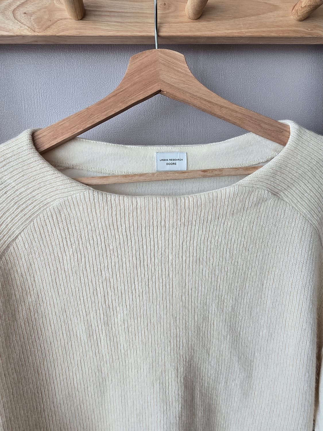 Urban Research Doors 울 블렌드 보트넥 니트  상품이미지2