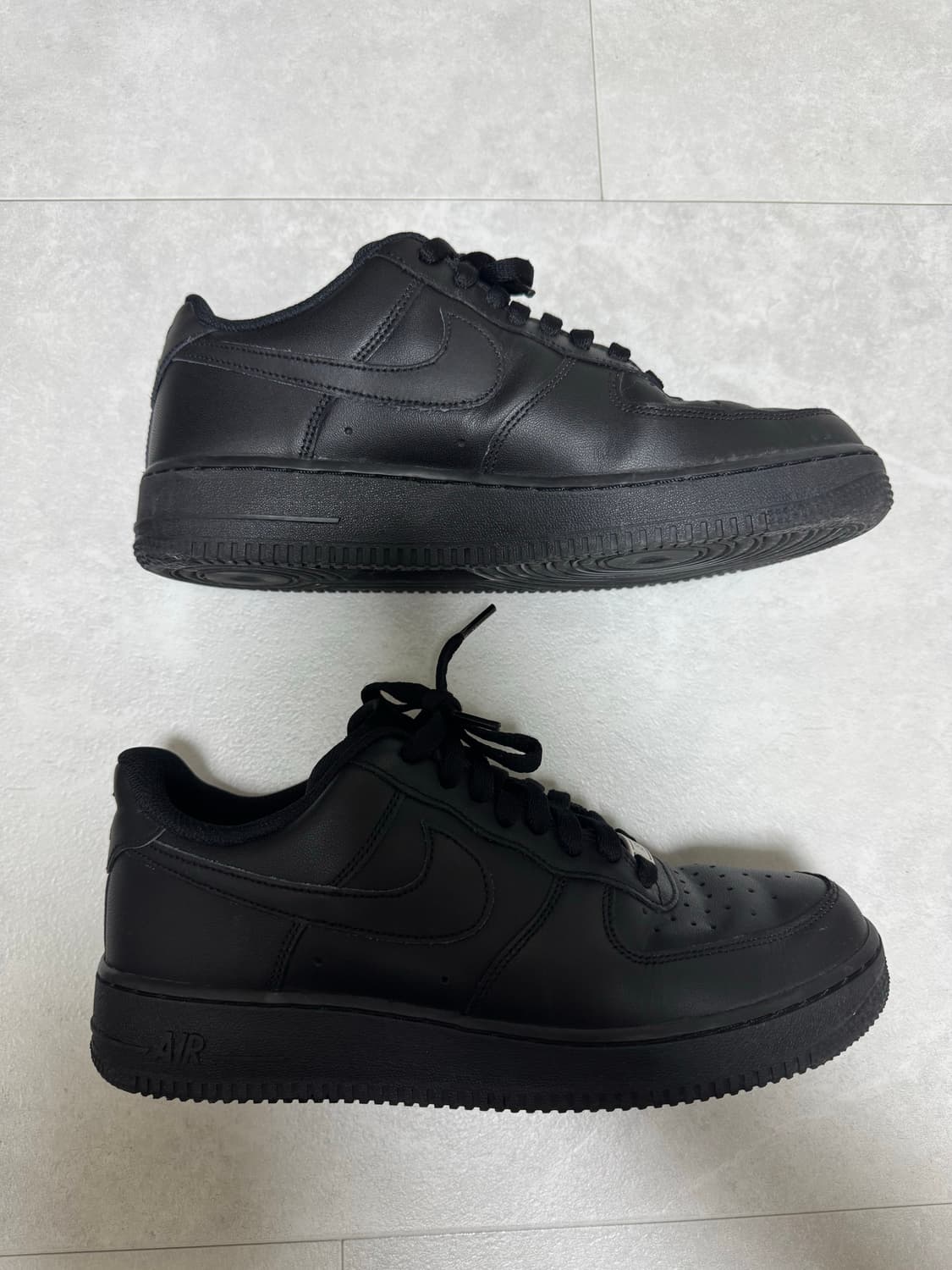 나이키 에어포스 1 블랙 265 사이즈 상품이미지5