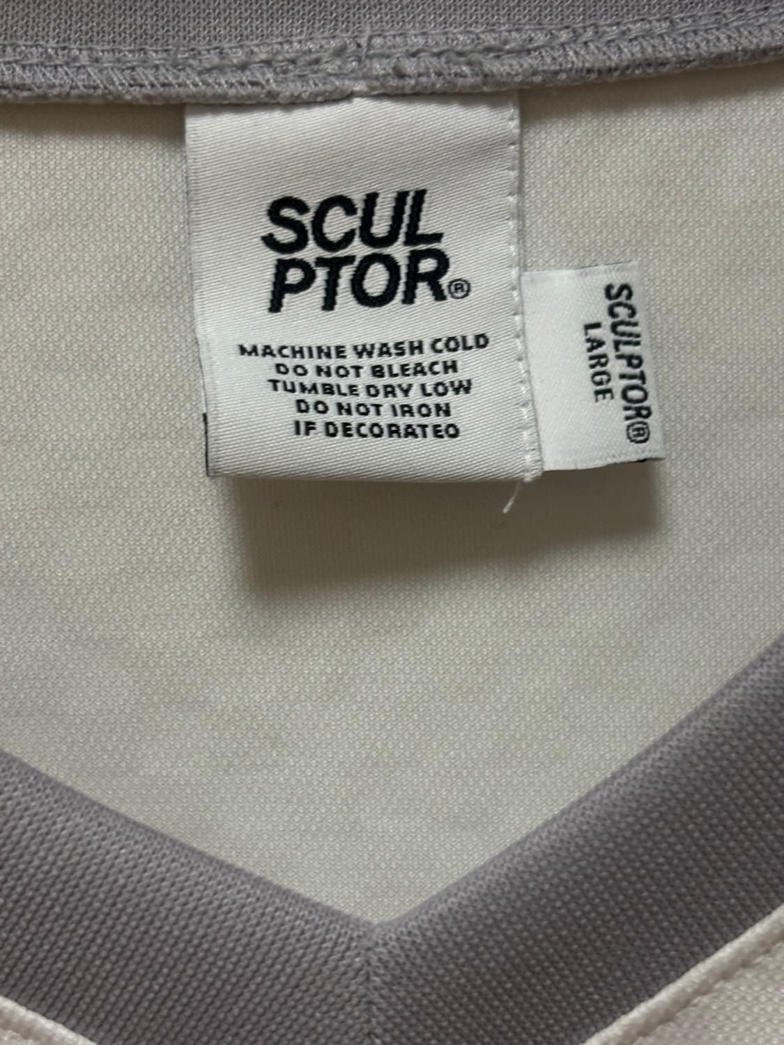 스컬프터 싸커 져지 sculptor soccer jersey white 상품이미지2