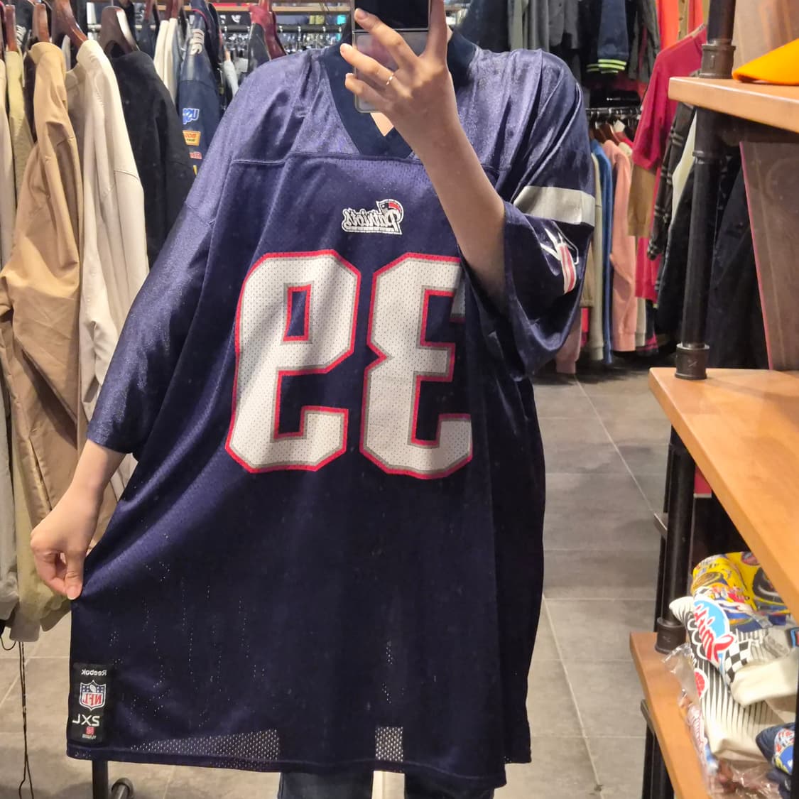 [NO.9] NFL 리복 뉴 잉글랜드 패트리어츠 반팔 져지 상품이미지3