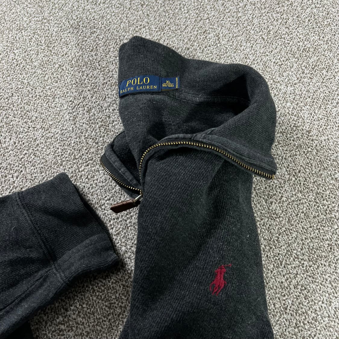 폴로 신형라벨 하프집업 니트 상품이미지1