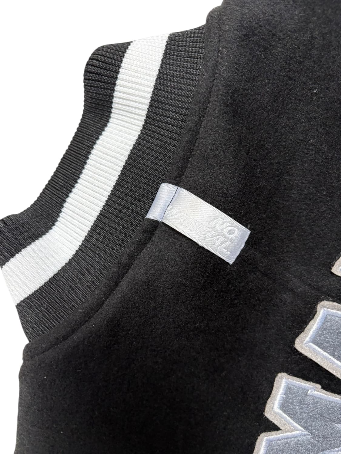 노매뉴얼 바시티 자켓 블랙 상품이미지7