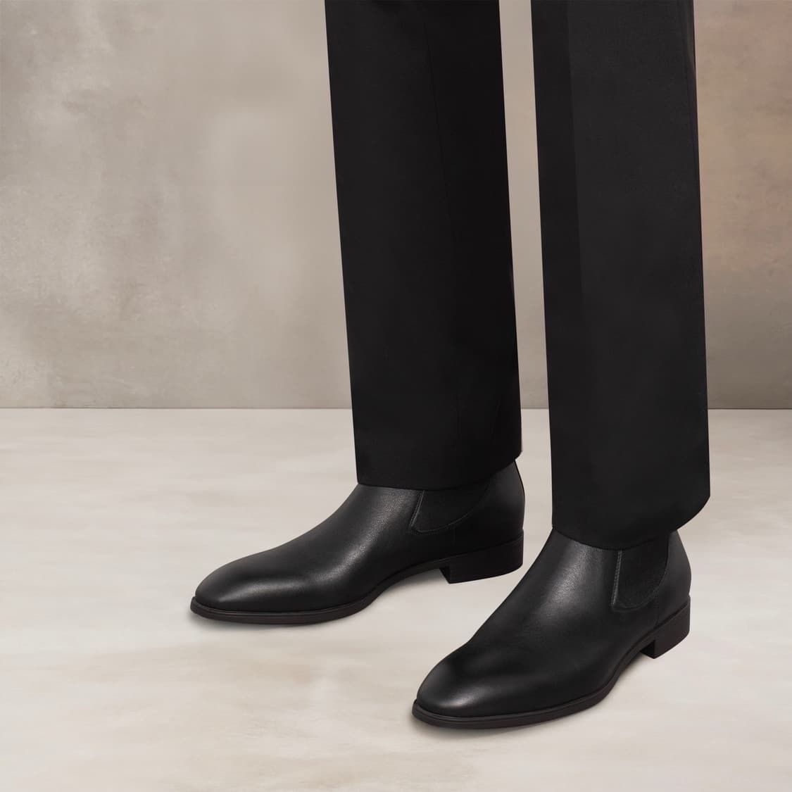 (정품/새상품) SANTONI 산토니 남성 레더 첼시 부츠 상품이미지4