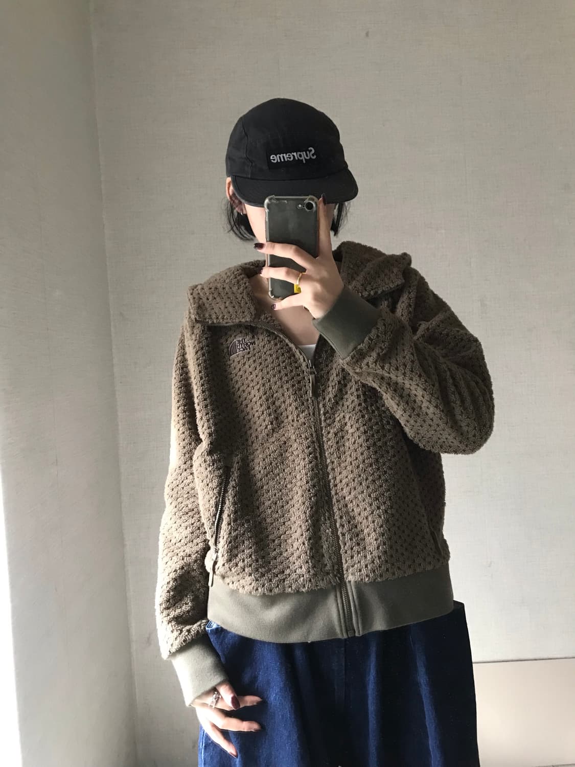 노페 브라운 후리스 상품이미지4