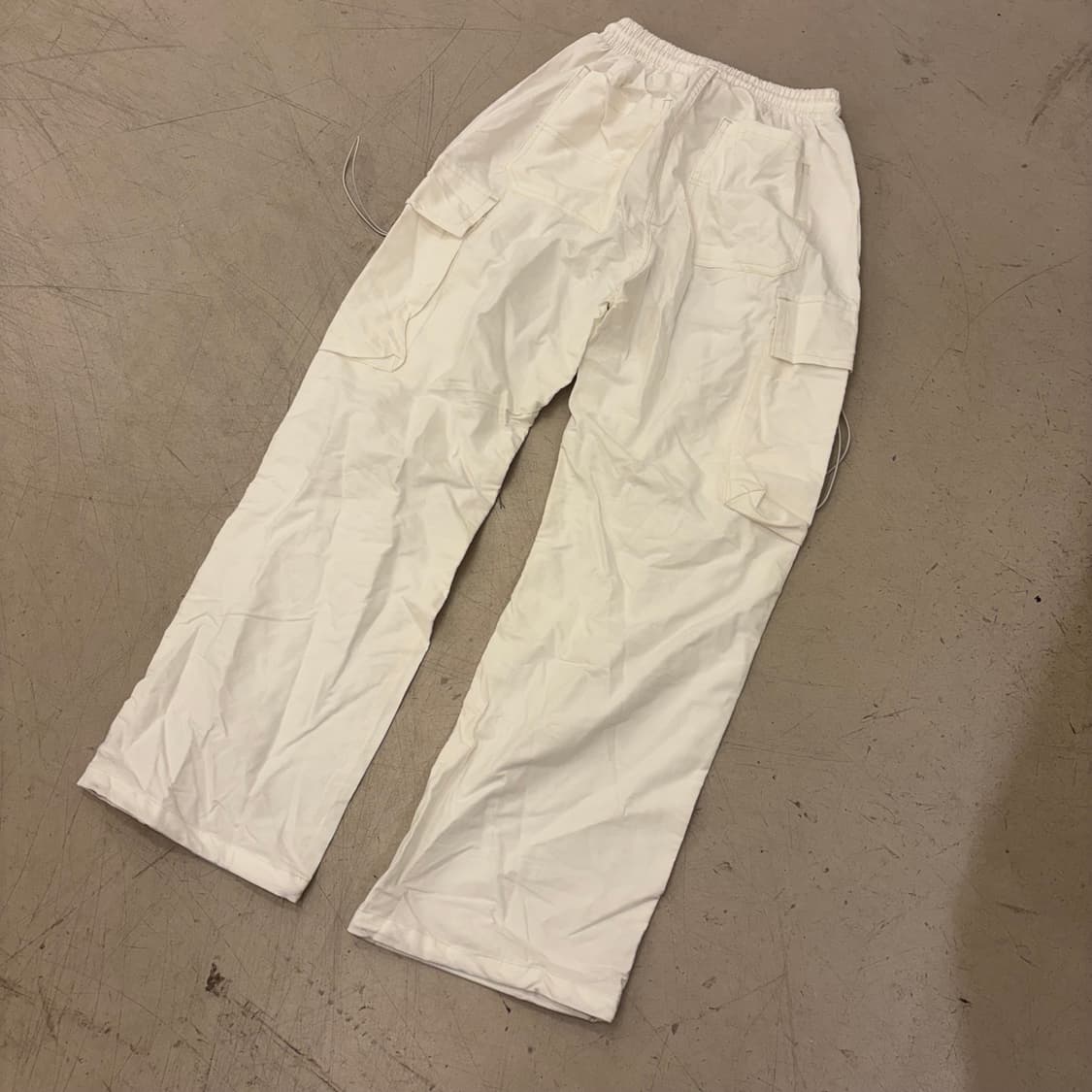 빈티지 카고 화이트 스트링 팬츠 상품이미지3