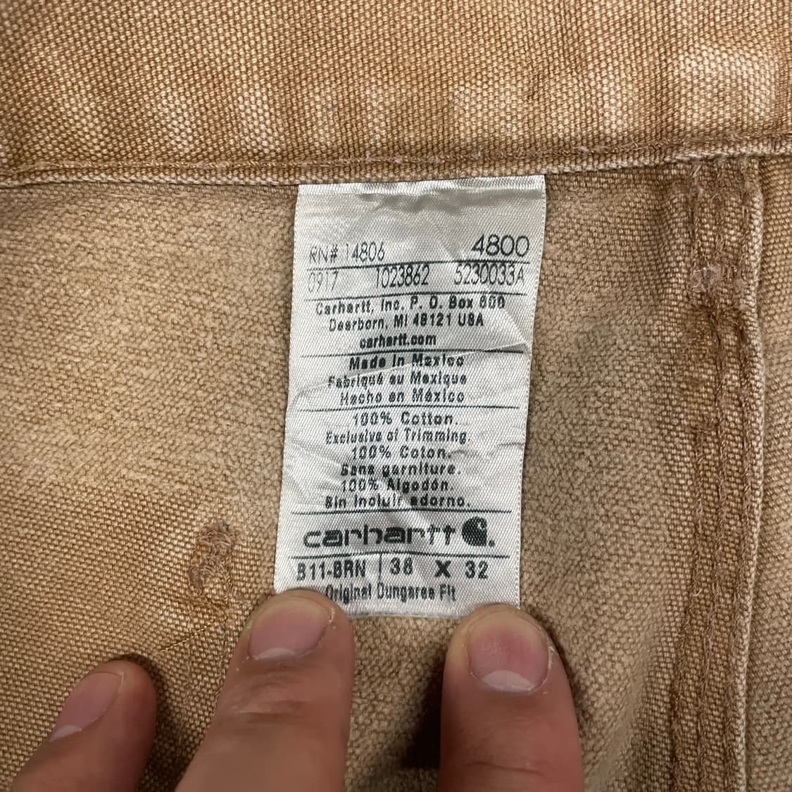 Carhartt 카펜터 팬츠 (37“) 상품이미지7