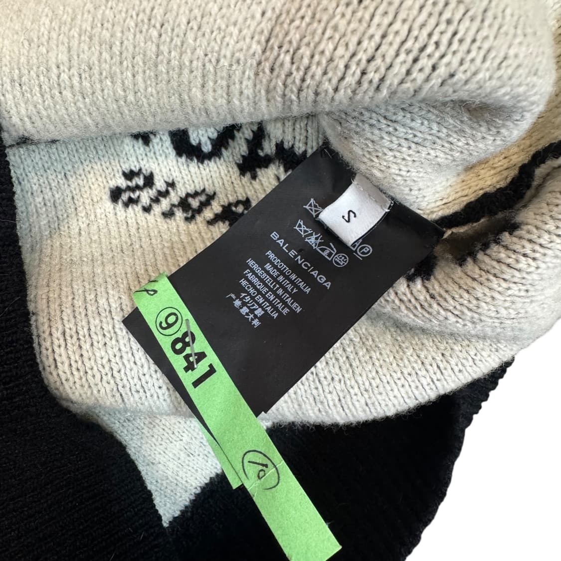 발렌시아가 멀티로고 니트 made in ITALY (S) 상품이미지5