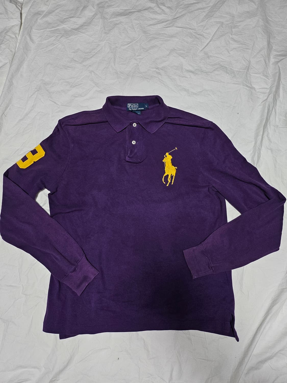 폴로랄프로렌 빅포니 롱 슬리브 긴팔 티셔츠 두산정품 L 상품이미지1