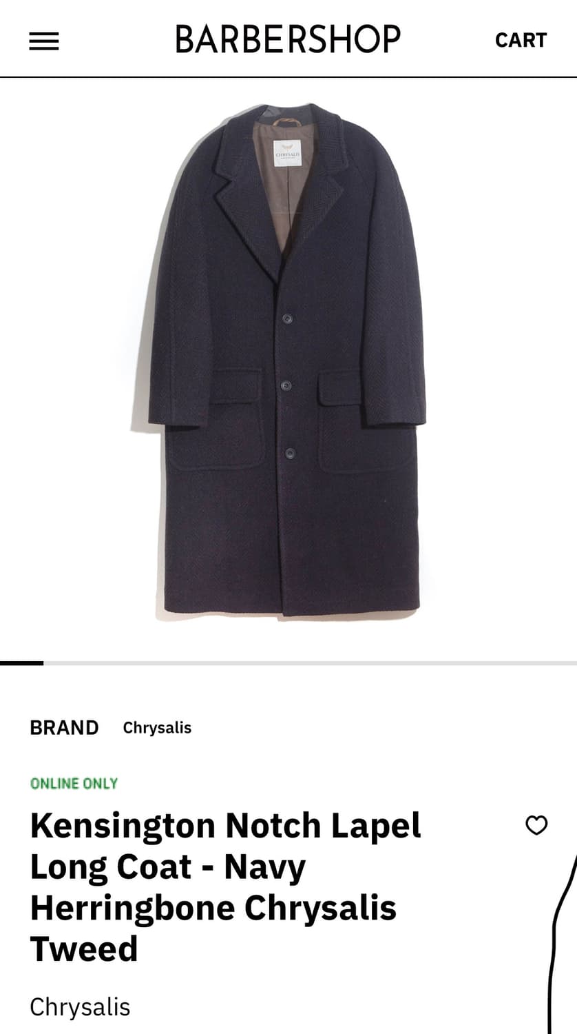 크리설리스 코트 상품이미지1