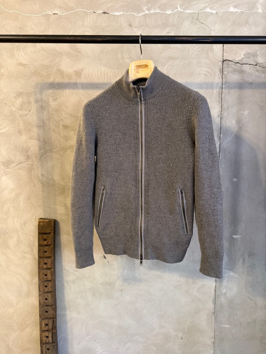 띠어리 짚업 가디건 슬림100 상품이미지5