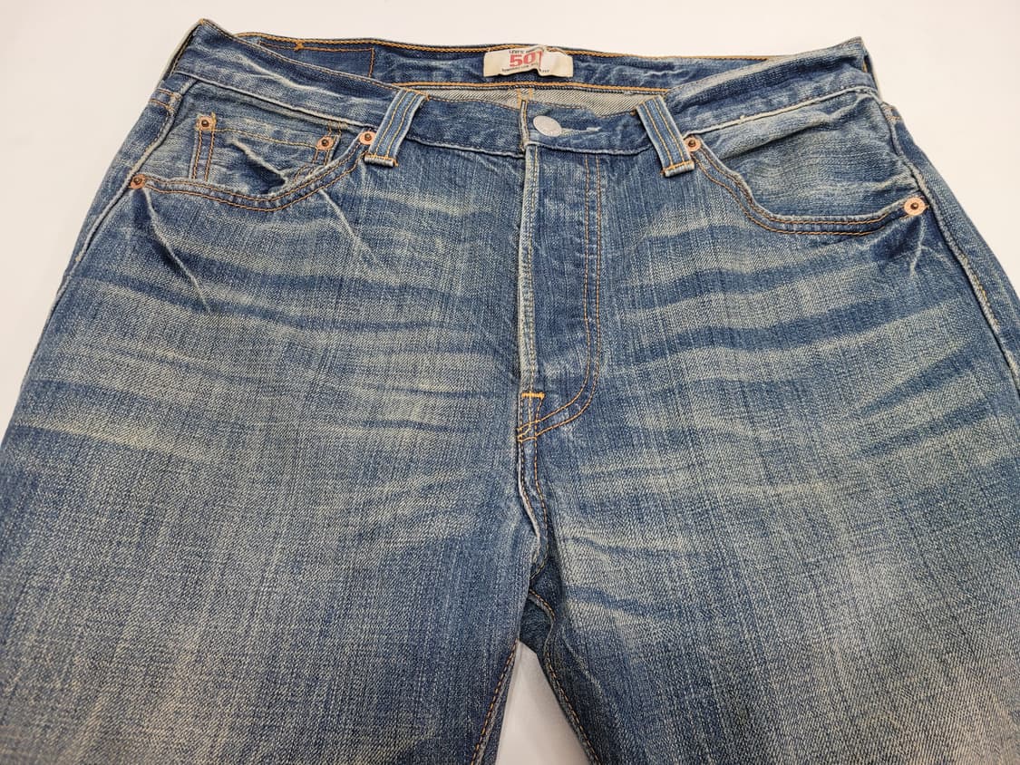 LEVI'S 00'S 리바이스 501 워싱 데님 청바지 / 남 30
 상품이미지3