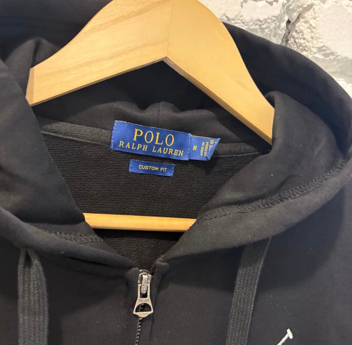 폴로 빅포니3 블랙 후드집업 판매합니다 상품이미지2