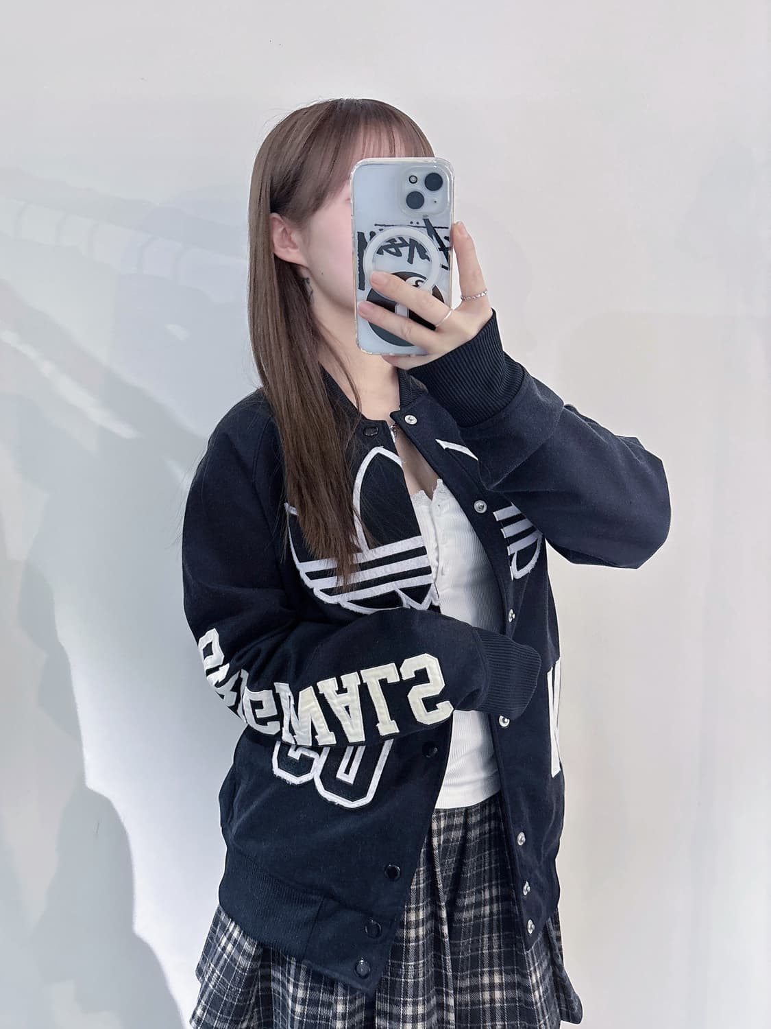 아디다스 블랙 빅로고 트랙탑 상품이미지2