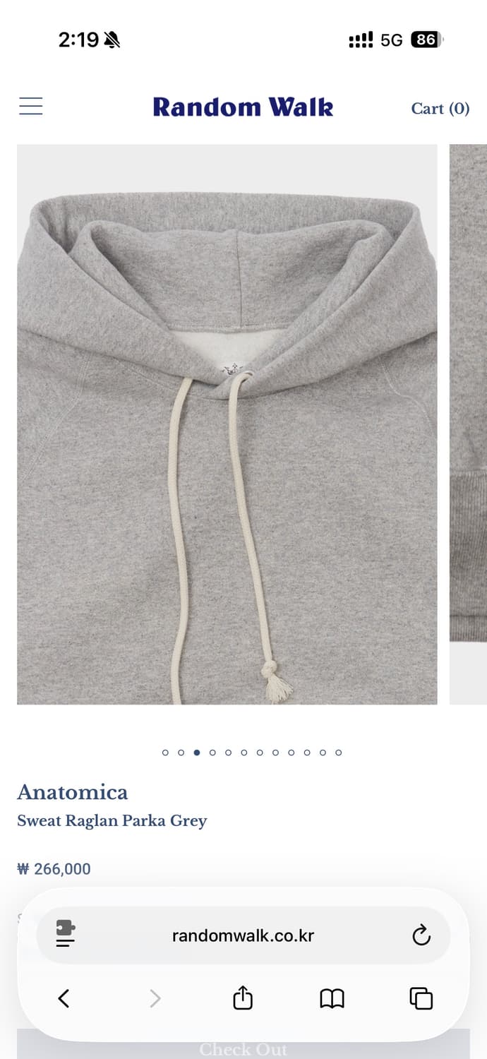 (새상품급) 아나토미카 스웻 L 사이즈 상품이미지3