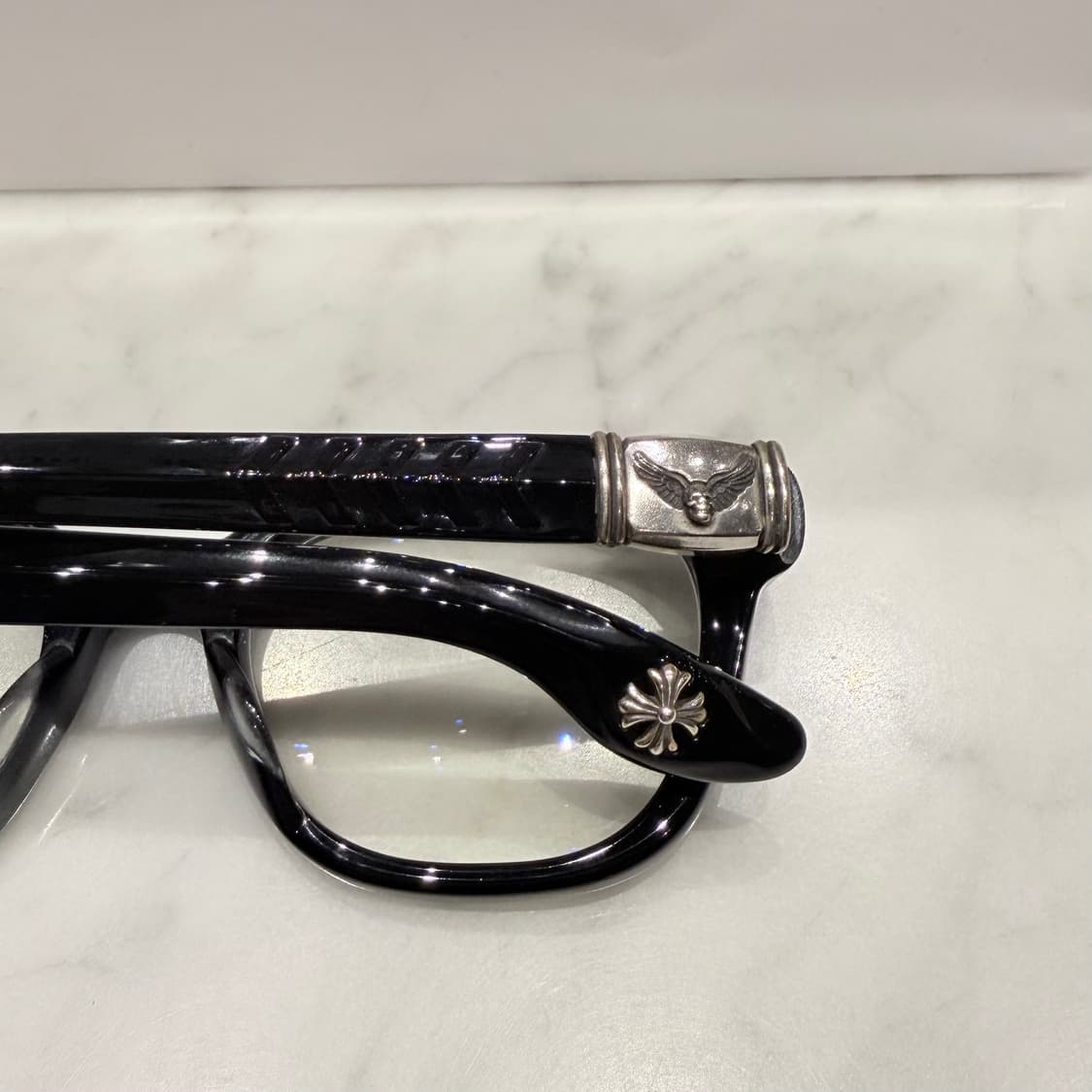 (새상품급) 크롬하츠 웰헬예 유광블랙 실버 (Well Hell Yeah) 상품이미지3