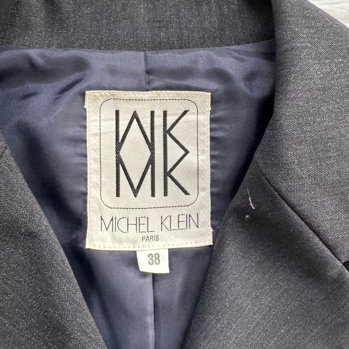 MICHEL KLEIN 일본빈티지 블레이저 미쉘클랑 미쉘클랑자켓 38 상품이미지4
