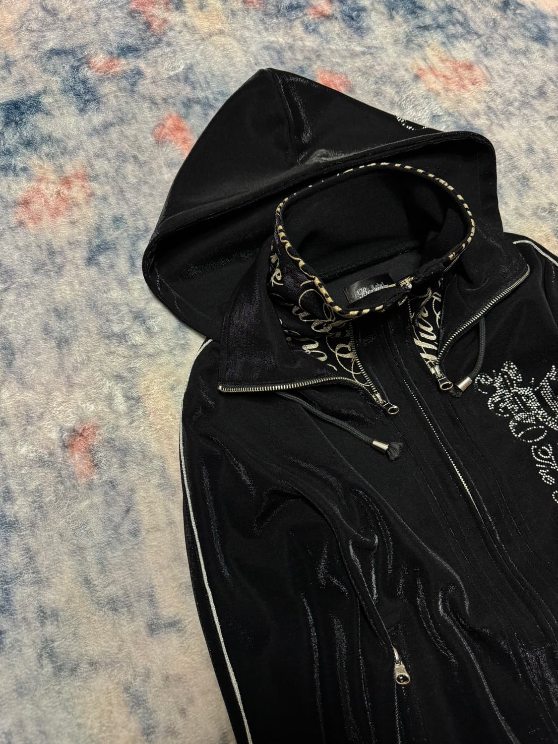 Bernings sho 00s bizz glitter satin hood 상품이미지3