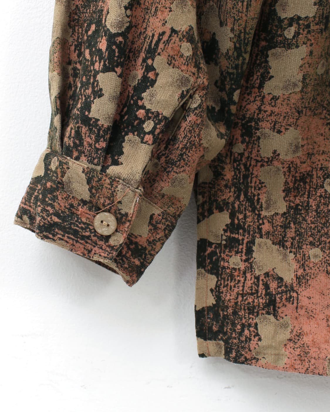 일본 빈티지 수채화 패턴 블라우스 상품이미지6